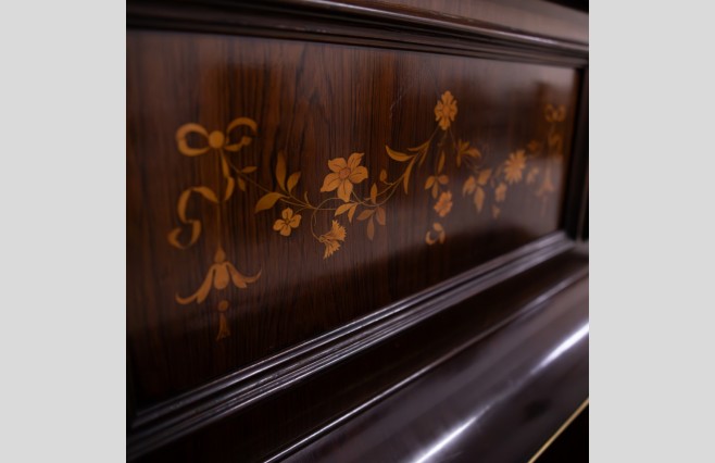 Used Hugo Thieme Mahogany Upright Piano Sold As Seen Bargain - Image 11